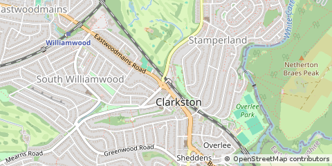 Map of Glasgow
