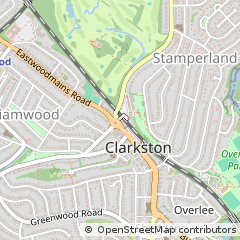 Map of Glasgow