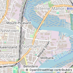Map of Southampton, Hampshire