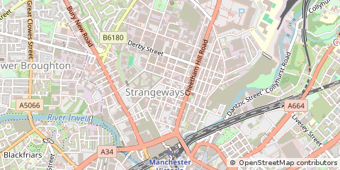 Map of Manchester