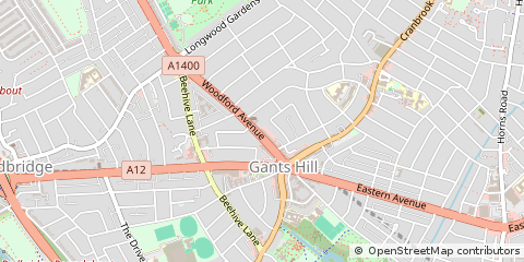 Map of Ilford
