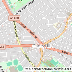 Map of Ilford