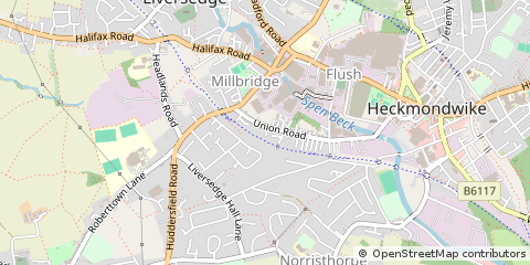 Map of Liversedge