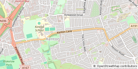 Map of Newcastle Upon Tyne