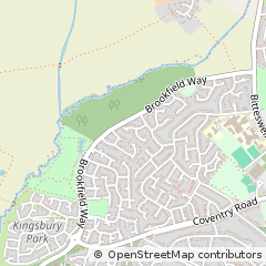Map of Lutterworth, Leicestershire