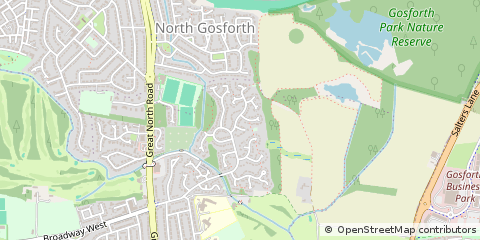 Map of Newcastle Upon Tyne