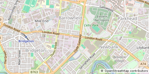 Map of Glasgow