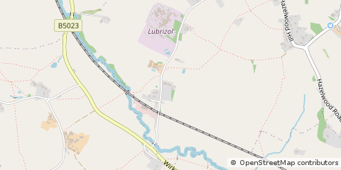 Map of Belper, Derbyshire