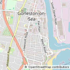 Map of Great Yarmouth, Norfolk