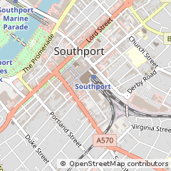 Map of Southport