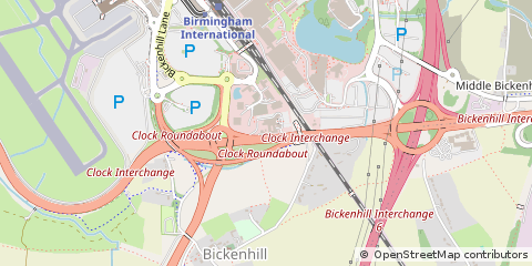 Map of Solihull, West Midlands