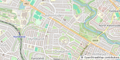 Map of Glasgow