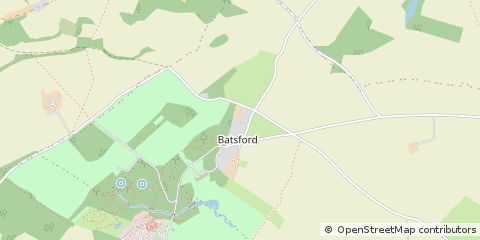 Map of Moreton in Marsh, Gloucestershire