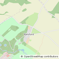 Map of Moreton in Marsh, Gloucestershire