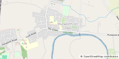 Map of Darlington, Co Durham