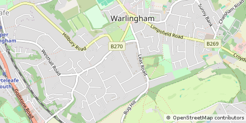 Map of Warlingham