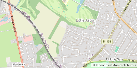 Map of Sutton Coldfield