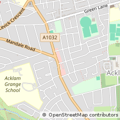 Map of Middlesbrough