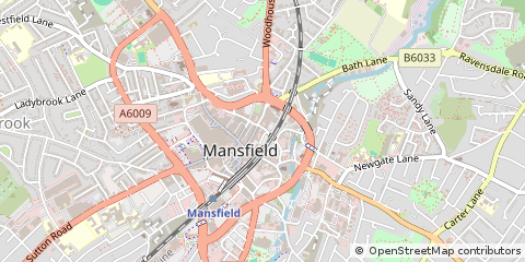 Map of Mansfield