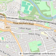 Map of Aberdeen, Aberdeenshire