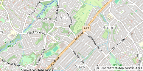 Map of Newton Mearns