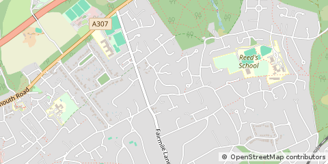 Map of Cobham