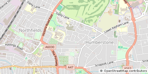 Map of Leicester
