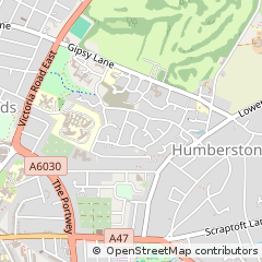 Map of Leicester