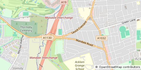 Map of Middlesbrough