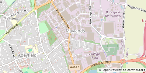 Map of Hemel Hempstead