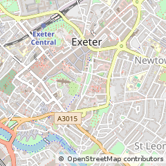 Map of Exeter