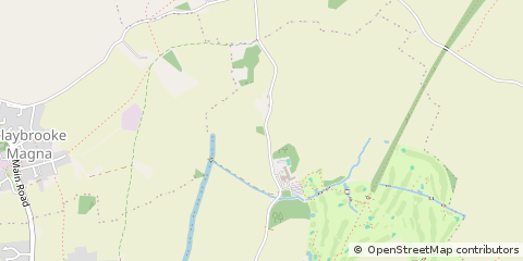 Map of Lutterworth, Leicestershire