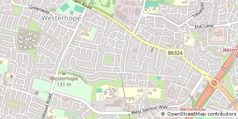 Map of Newcastle Upon Tyne