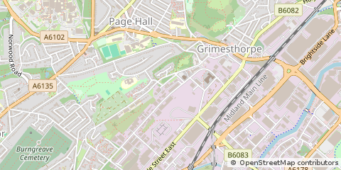 Map of Sheffield