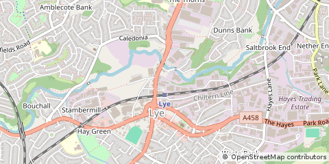 Map of LYE, West Midlands