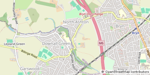 Map of Wigan