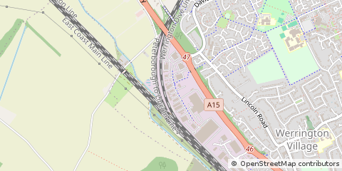 Map of Peterborough