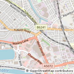 Map of Preston, Lancashire
