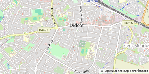 Map of Didcot, Oxfordshire