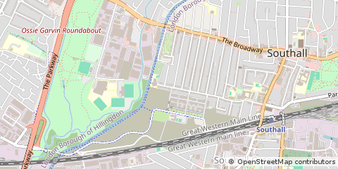 Map of Southall