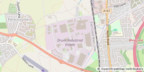 Map of Chester LE Street