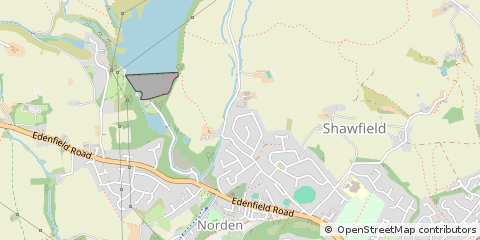 Map of Rochdale, Lancashire