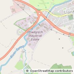 Map of Powys