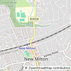 Map of NEW Milton, Hants