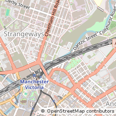 Map of Manchester, Greater Manchester
