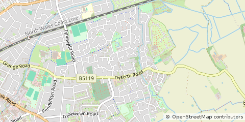 Map of Rhyl