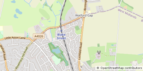 Map of Sutton Coldfield