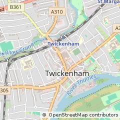 Map of Twickenham