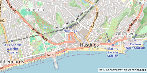 Map of Hastings, Birmingham