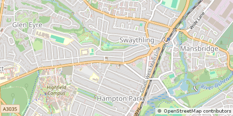 Map of Southampton